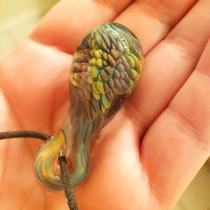 Glass blown necklace